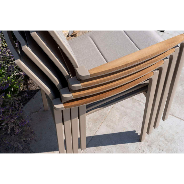 Taste 4SO Cortina dining + Prado tafel met keramisch tafelblad barrel latte 240 cm - Image 7