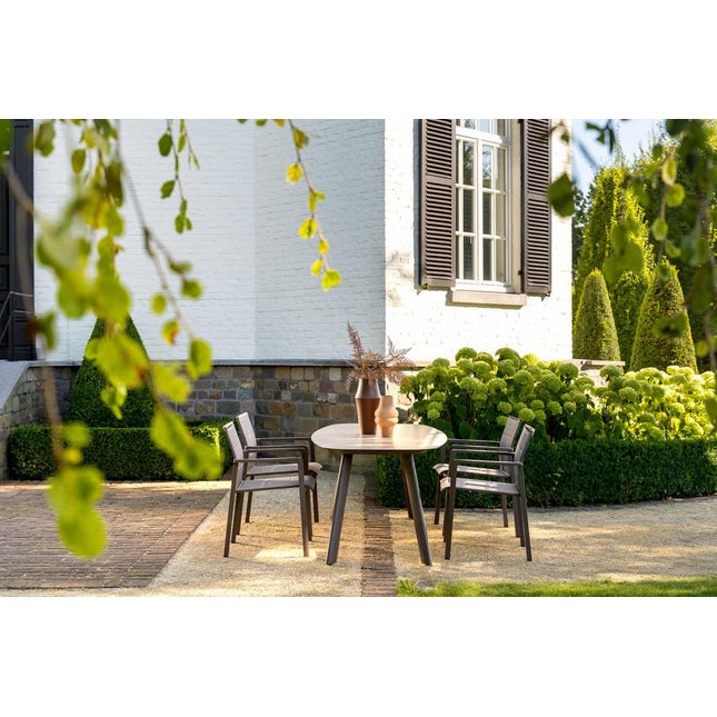 Taste 4SO Cortina dining + Manolo tafel terre met geprint keramiek tafelblad 180 cm - Image 2
