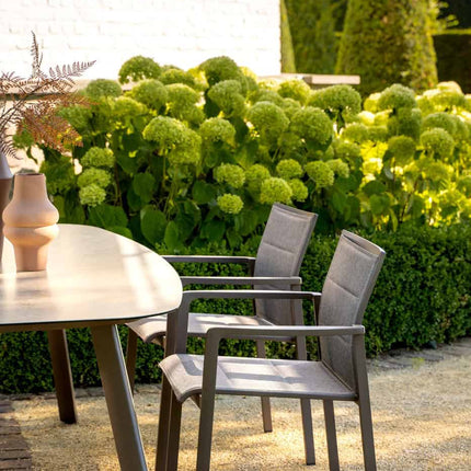 Taste 4SO Cortina dining + Manolo tafel terre met geprint keramiek tafelblad 180 cm - Image 8