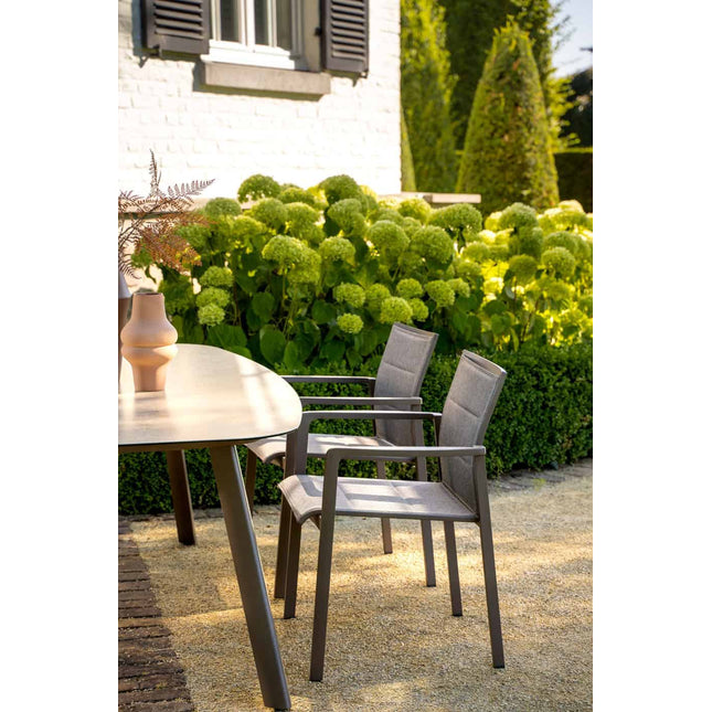 Taste 4SO Cortina dining + Manolo tafel terre met geprint keramiek tafelblad 180 cm - Image 8
