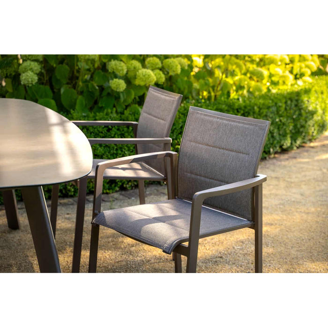 Taste 4SO Cortina dining + Manolo tafel terre met geprint keramiek tafelblad 240 cm - Image 2