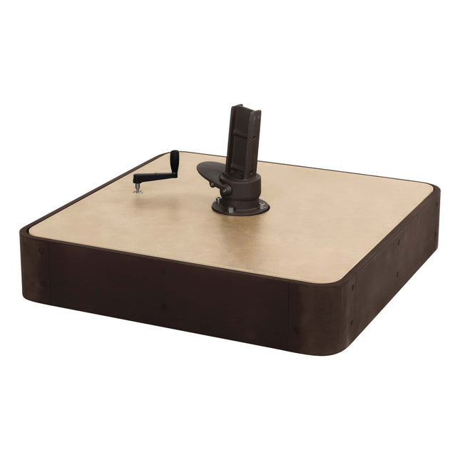 4 Seasons Outdoor Costa vulbare parasolvoet voor Siesta Premium/Hacienda met keramische afdekplaat incl. wielen tot 125 kg.