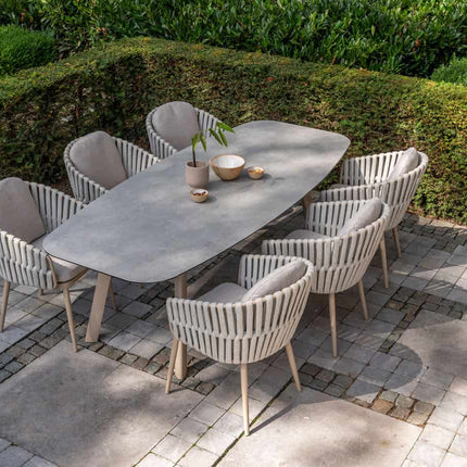 Taste 4SO Eva dining + Manolo tafel latte met geprint keramiek tafelblad 240 cm - Image 3