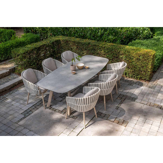 Taste 4SO Eva dining + Manolo tafel latte met geprint keramiek tafelblad 240 cm - Image 3