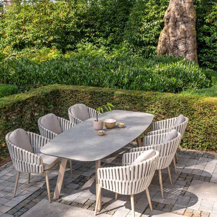 Taste 4SO Eva dining + Manolo tafel latte met geprint keramiek tafelblad 240 cm - Image 4