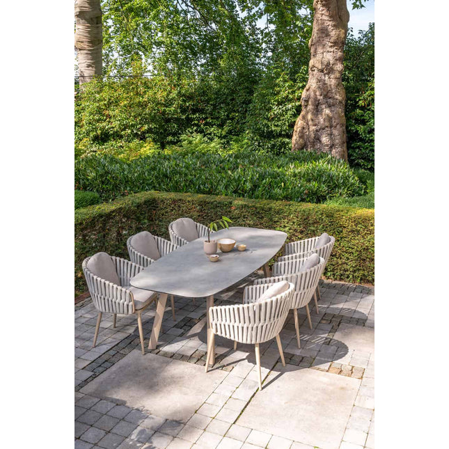 Taste 4SO Eva dining + Manolo tafel latte met geprint keramiek tafelblad 240 cm - Image 4