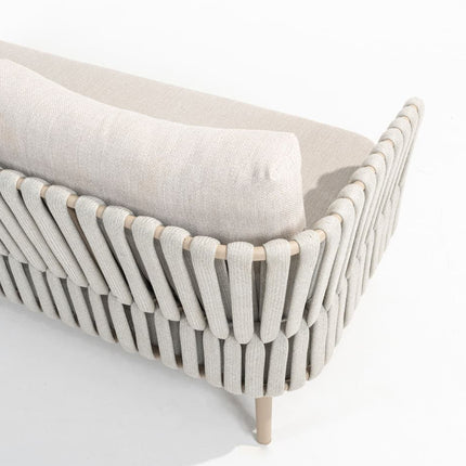 Taste 4SO Eva loungeset 3-zit lounge bank + 2x lounge stoel + Emma salontafels - Image 8