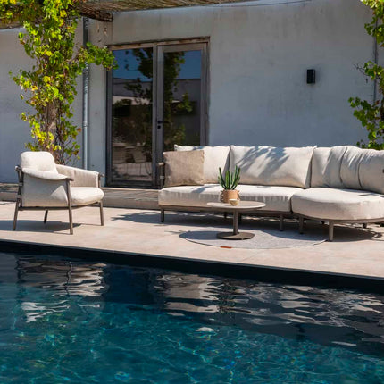 4 Seasons Outdoor Ezra chaise lounge bank + loungestoel