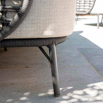 4 Seasons Outdoor Fabrice lounge stoel + voetenbank