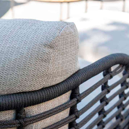 4 Seasons Outdoor Fabrice loungeset + Verdi salontafel 73 Ø cm