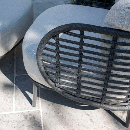 4 Seasons Outdoor Fabrice lounge stoel + voetenbank