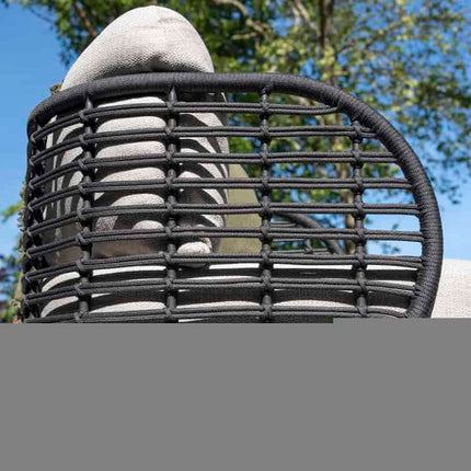 4 Seasons Outdoor Fabrice lounge stoel + voetenbank