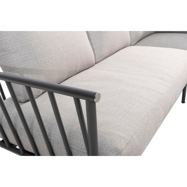 4 Seasons Outdoor Figaro loungeset + tussentafel + salontafel 75 x 75 cm