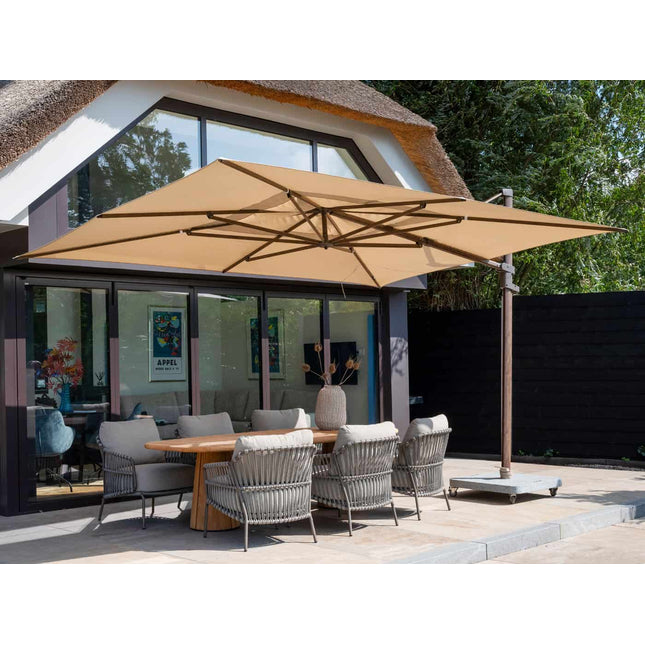 4 Seasons Outdoor Finca 400 x 300 cm. beach met wenge frame