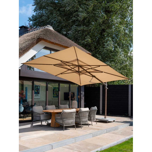 4 Seasons Outdoor Finca 400 x 300 cm. beach met wenge frame