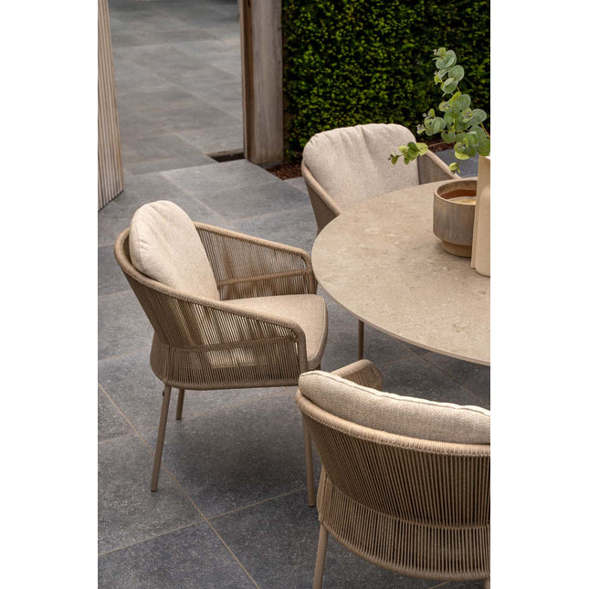 Taste 4SO Florence dining + Denia 240 cm latte - Image 11