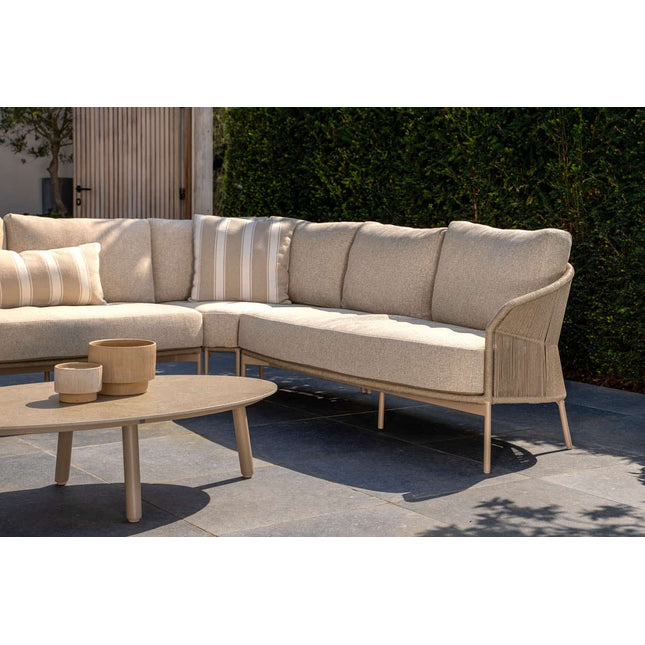 Taste 4SO Florence modulaire lounge + Demi set van 2 salontafels latte 50 x 60 en 70 x 80 cm. - Image 8