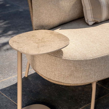 Taste 4SO Florence modulaire lounge + Demi set van 2 salontafels latte 50 x 60 en 70 x 80 cm. - Image 7