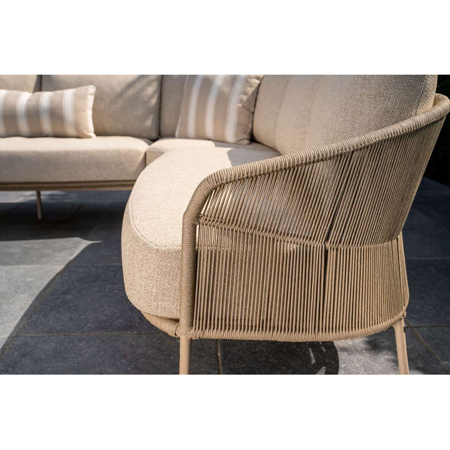 Taste 4SO Florence modulaire lounge + Demi set van 2 salontafels latte 50 x 60 en 70 x 80 cm. - Image 6