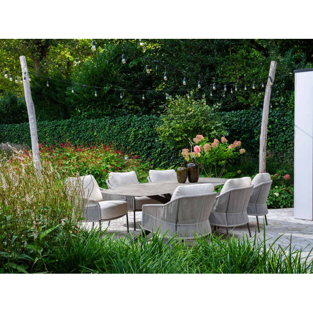Taste 4SO Florence low dining + Nevada low dining tafel 250 x 110 cm terre - Image 2