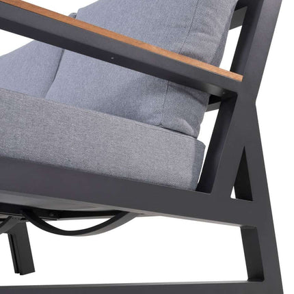 Taste 4SO Gigi loungeset antraciet zonder salontafel