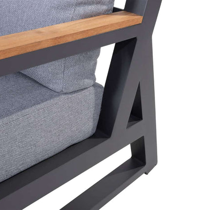 Taste 4SO Gigi loungeset antraciet zonder salontafel