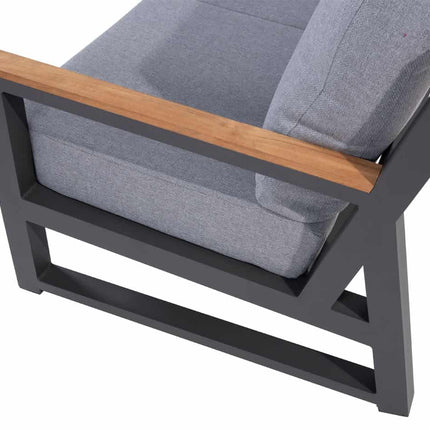 Taste 4SO Gigi loungeset antraciet zonder salontafel