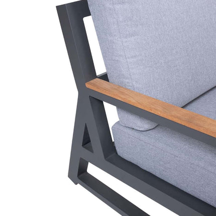 Taste 4SO Gigi loungeset antraciet zonder salontafel