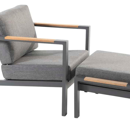 Taste 4SO Ginger loungeset antraciet + salontafel 120 x 64,5 cm