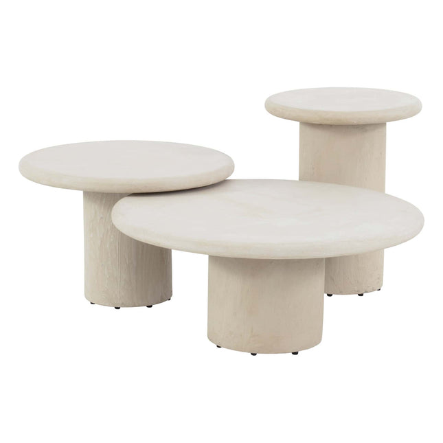 4 Seasons Outdoor Biarritz loungeset Amber: 3-zits bank + 2 loungestoelen + voetenbank + Hampton salontafels - Image 7