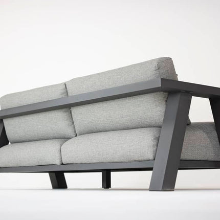 4 Seasons Outdoor Iconic loungeset + Forza hoge salontafel 120 x 70 x 55 cm
