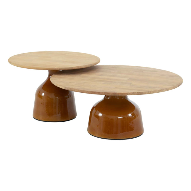 4 Seasons Outdoor Biarritz loungeset Amber: 3-zits bank + 2 loungestoelen + June salontafels - Image 6