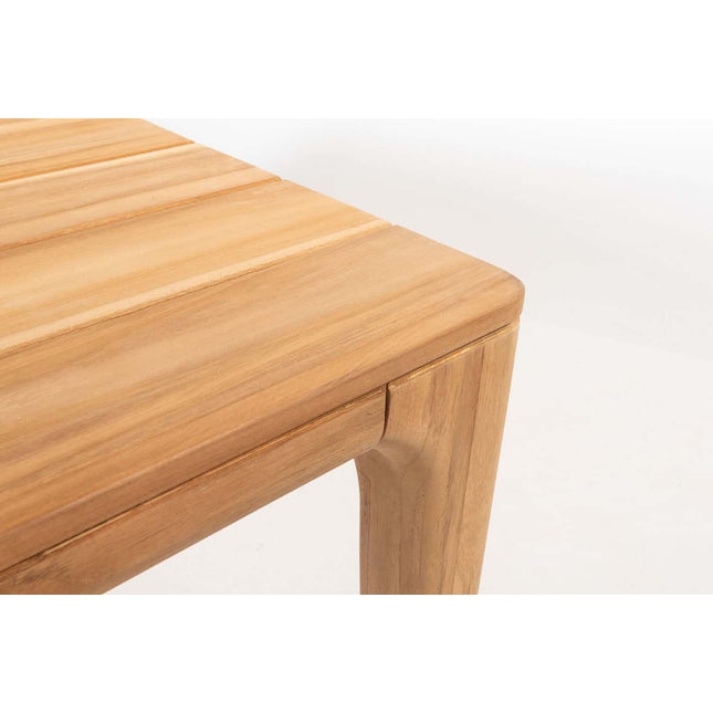 Taste 4SO Cortina dining + Liam eettafel teak 180 x 100 cm