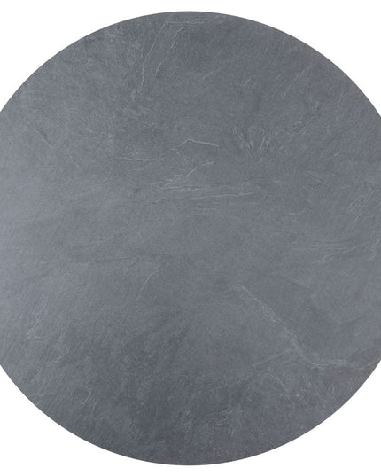 4 Seasons Outdoor Aprilla dining pure (4 st.) + Locarno tafel HPL slate antraciet 130 Ø cm