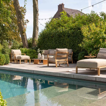 4 Seasons Outdoor Lucas bistro loungeset + Finn salontafel 60 Ø cm
