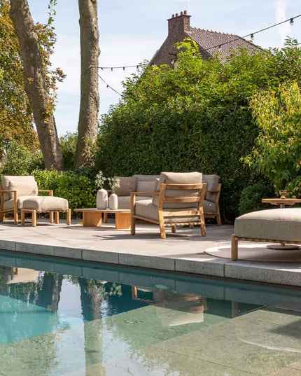 4 Seasons Outdoor Lucas bistro loungeset + Finn salontafel 60 Ø cm