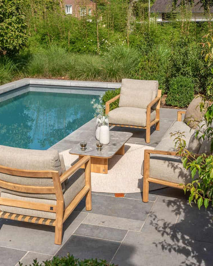 4 Seasons Outdoor Lucas bistro loungeset + Finn salontafel 60 Ø cm