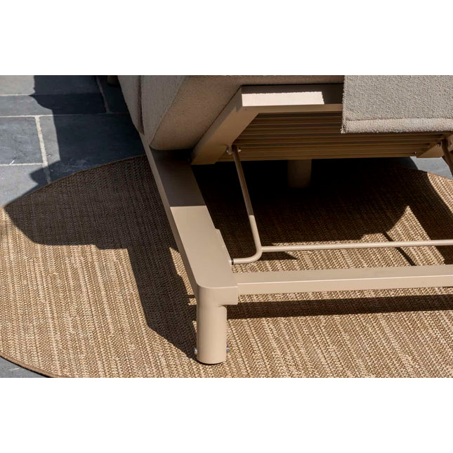 4 Seasons Outdoor Madeira ligbed incl. kussen en hoofdsteun latte