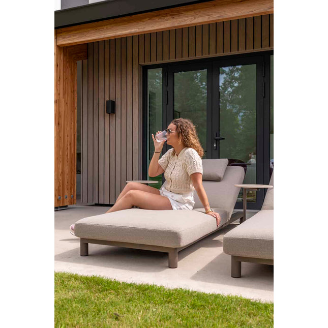 4 Seasons Outdoor Madeira ligbed incl. kussen en hoofdsteun terre