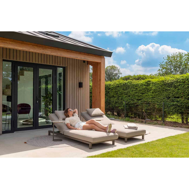4 Seasons Outdoor Madeira ligbed incl. kussen en hoofdsteun terre