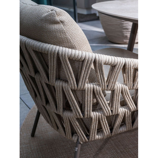 4 Seasons Outdoor Mallorca 3-zits low dining bank + Mallorca low dining + Salute low dining 220×105 cm - Image 4