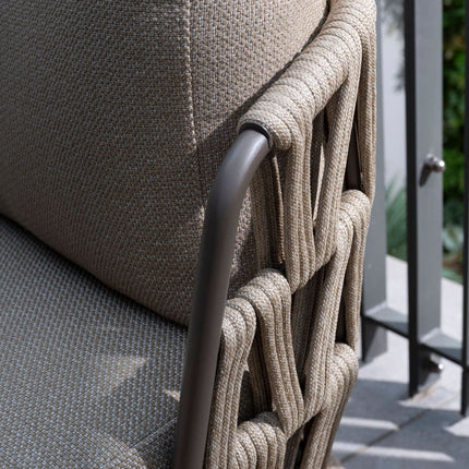 4 Seasons Outdoor Mallorca 3-zits low dining bank + Mallorca low dining + Salute low dining 220×105 cm - Image 3
