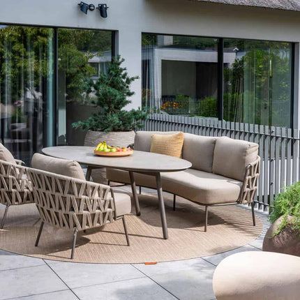 4 Seasons Outdoor Mallorca 3-zits low dining bank + Mallorca low dining + Salute low dining 220×105 cm - Image 2