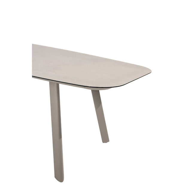 Taste 4SO Owen dining stoel (6 st.) + Manolo tafel cloud met geprint keramiek tafelblad 240 cm