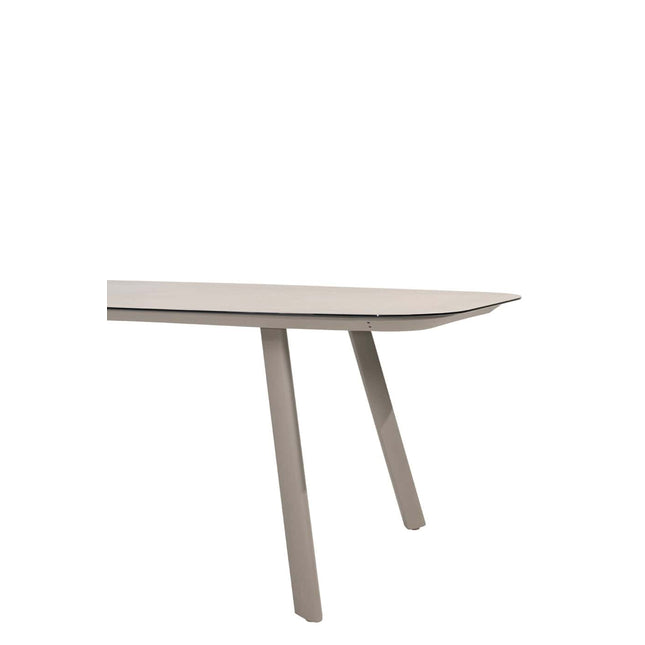 Taste 4SO Catalana dining stoel + Manolo tafel cloud met geprint keramiek tafelblad 240 cm