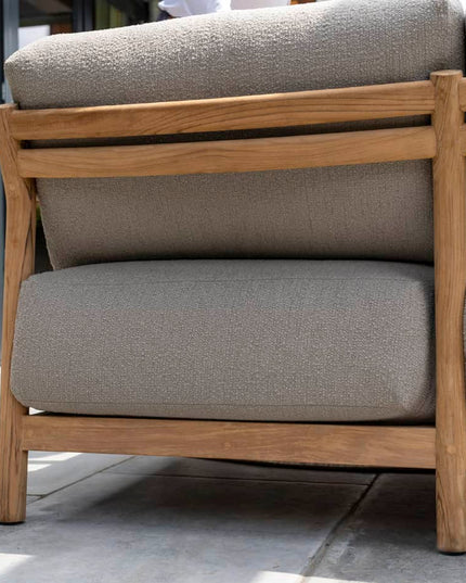 4 Seasons Outdoor Marie chaise lounge bank + center