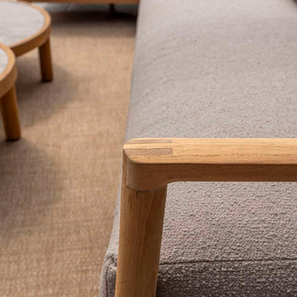 4 Seasons Outdoor Marie chaise lounge bank + center