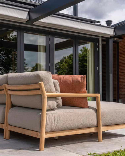 4 Seasons Outdoor Marie chaise lounge bank + center