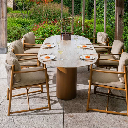 4 Seasons Outdoor Marina dining set Amber + Colorado ovale tafel 240 cm - Image 3