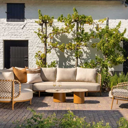 4 Seasons Outdoor Martinique modulaire lounge + Loungestoel + Sofie salontafels - Image 2